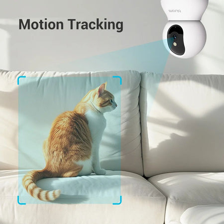 Blurams Indoor Security Camera 2K, Home Security Camera for Dog/Elder, Security Camera with One-Touch Call Update A31S-2pc