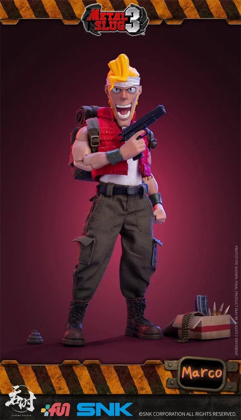?IN STOCK?TUNSHI Studio Original SNK Model Official Metal Slug 3 Marco Tarma Clark Still RALF JONES Rebel Soldier 1/12 Mecha Toy