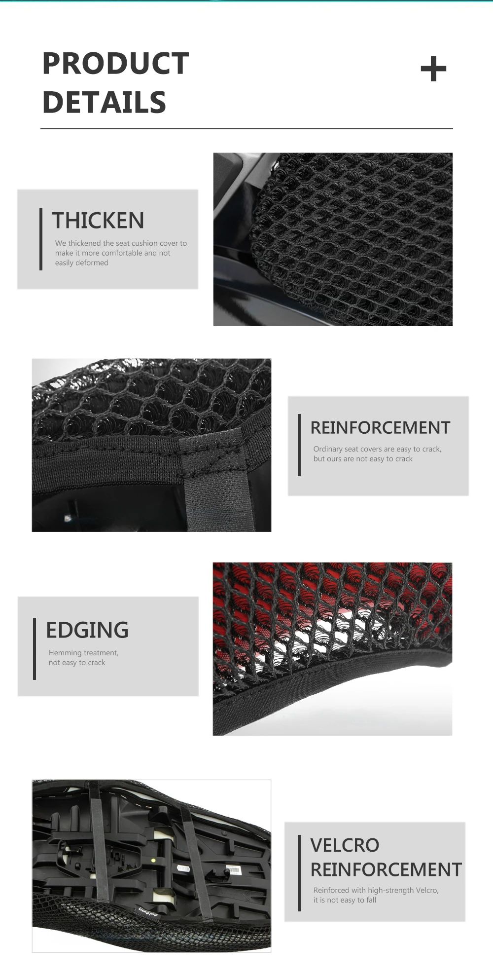 2004-2023 For BMW R1200GS R1250GS LC Adventure R 1250 GS 1200 Rally ADV Motorcycle Cool Seat Cover rear and front seats