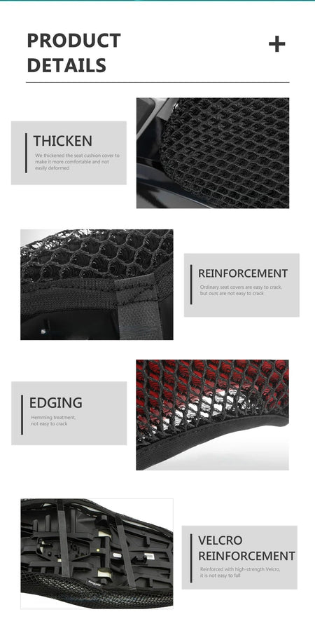 2004-2023 For BMW R1200GS R1250GS LC Adventure R 1250 GS 1200 Rally ADV Motorcycle Cool Seat Cover rear and front seats
