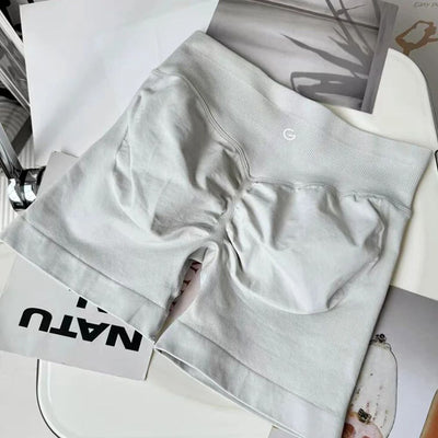 2025 Autumn New Women's Cotton Thread Elastic Yoga Sports Shopping Shorts Versatile