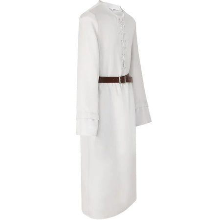 Movie Gandalf Cosplay Costume White Rings Robe Cape Men Fantasia Halloween Carnival Suit