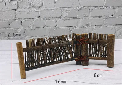 Vintage bamboo sushi dish bamboo fence Japanese Korean fence plate Cuisine Sushi Boats Bamboo Creative Exquisite Sushi Tools