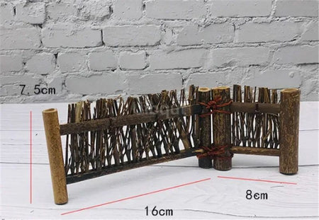 Vintage bamboo sushi dish bamboo fence Japanese Korean fence plate Cuisine Sushi Boats Bamboo Creative Exquisite Sushi Tools