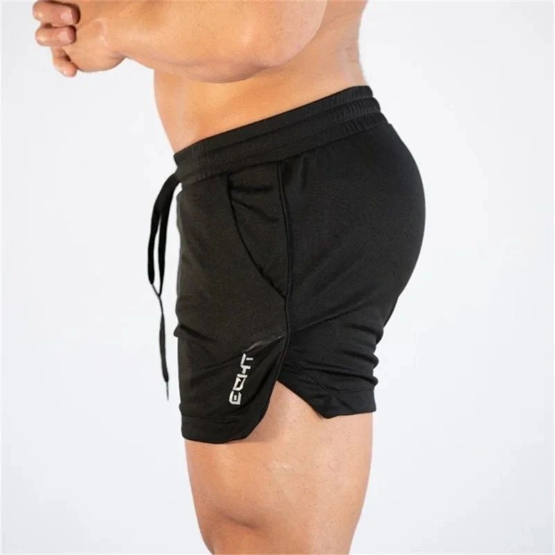 2025 NEW Fitness sports Shorts Man Summer Gyms Workout Male Breathable Mesh shorts Quick Dry Beach Short Pants men Sportswear