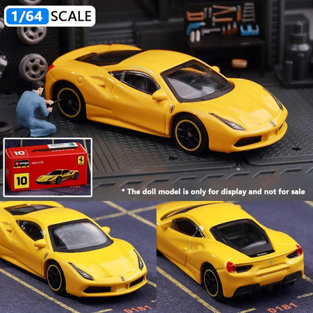 Bburago 1:64 Porsche 911 Gt2 Lamborghini Ferrari SP3 812 1959 Cadillac Miniature Alloy Diecast Car Model Collection Toy Gifts