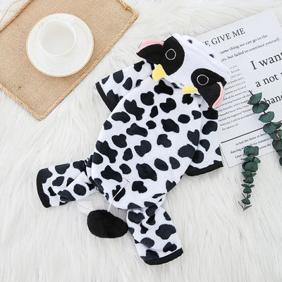 Winter Dog Clothes Warm Fleece Pet Dogs Hoodies Pet Clothes for Small Dogs Chihuahua Puppy Cats Jacket Coat Dog Jumpsuit Costume