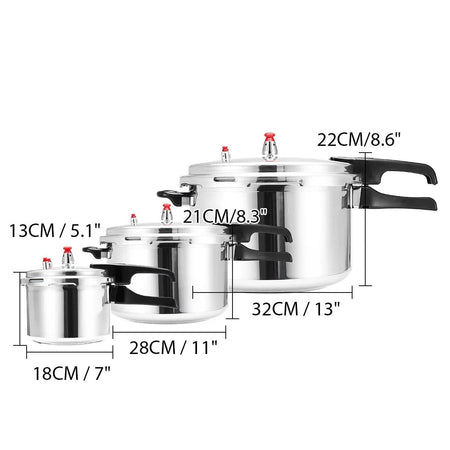 18/20/22/28/32cm 304 Stainless Steel Kitchen Pressure Cooker Electric Stove Gas Stove Energy-saving Safety Cooking Utensils