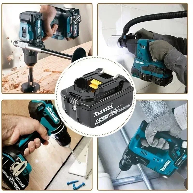 ?100% Genuine 18V Makita 6Ah/5Ah for Makita Battery BL1840 BL1830B BL1850B BL1850 BL1860 BL1815 Replacement Lithium Battery?