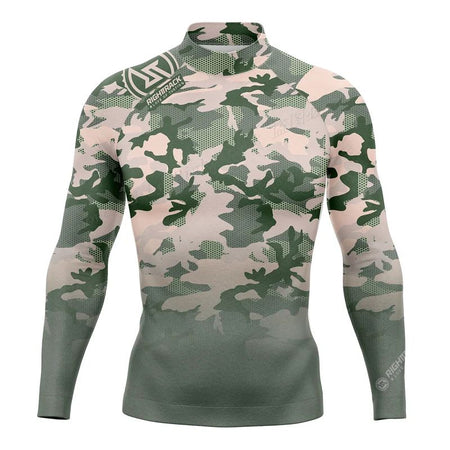 HotSale Men's Surfing Shirt Camouflage Lycra Rashguard RIGHTTRACK For Surf Sportswear Beach UV Swimwear UPF50  Clothes