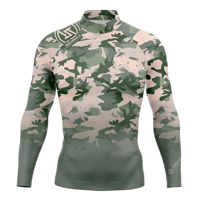 HotSale Men's Surfing Shirt Camouflage Lycra Rashguard RIGHTTRACK For Surf Sportswear Beach UV Swimwear UPF50  Clothes