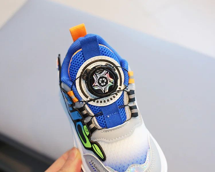 2025 Kids Breathable Mesh Sneakers | Non-Slip Soft Sole Outdoor Running Shoes for Boys Girls,