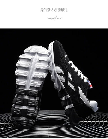 Brand Trend Size 46 47 48 Men's Wear-resistant Cushioning Thick-soled Fitness Sneakers Outdoor Breathable Running Shoes for Men