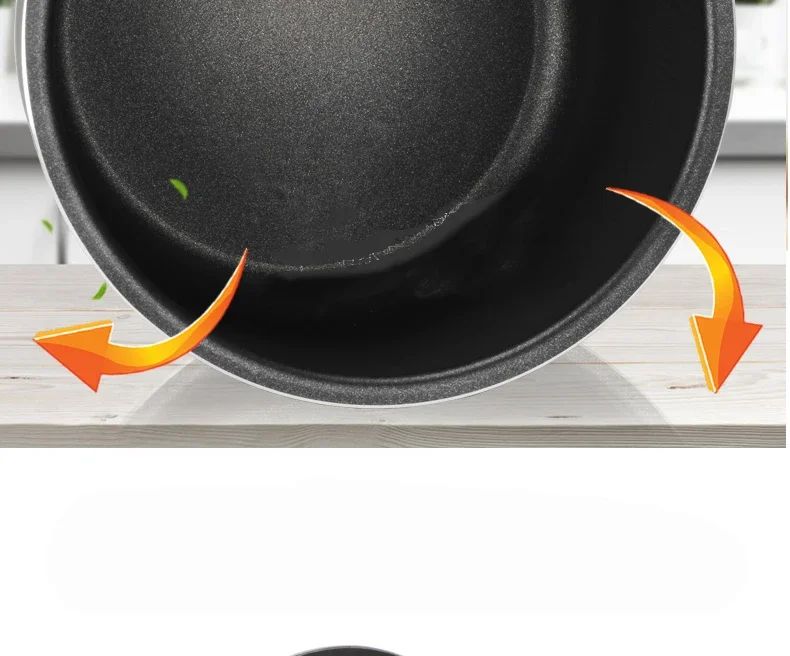 Electric Pressure Cooker Liner 1.6/3/4/5/6L Non-stick Rice Pot Gall Black Crystal Inner Accessories Cooker Parts only for Midea