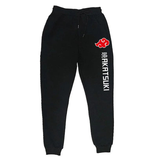 Hot Selling Anime Pants Akatsuki Fleece Trousers Fashion Print Men's Women's Jogging Hip Hop Pants Street Clothing S-3XL