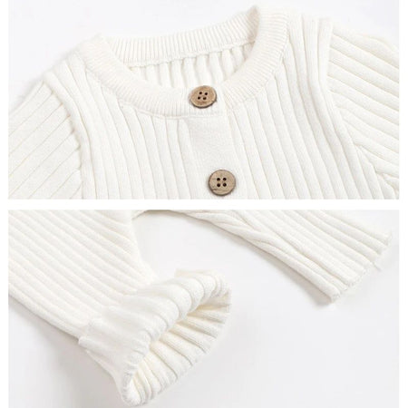 2025 New Infant Baby Girls Boys Knitted Jumpsuit Toddler Baby Girl Boys Long Sleeved Knitting Romper Children Clothes