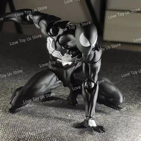 In Stock: Mess Toys Spider-Man Symbiote Suit & Scarlet Spider Anime Action Figures - Collectible Gift Set