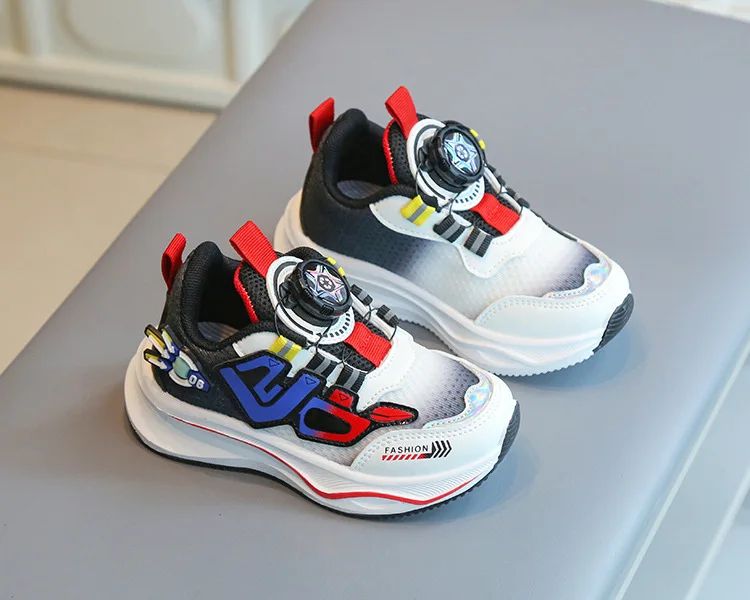 2025 Kids Breathable Mesh Sneakers | Non-Slip Soft Sole Outdoor Running Shoes for Boys Girls,