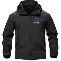 Men's Outdoor Military Jackets Tactical Shark Skin Flight Cessna Aviation Pilots Aircraft Fleece Warm SoftShell Coats
