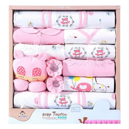 18 Piece/lot Newborn Baby Girl Clothes Set 100% Cotton Infant Baby Girl Set Soft Autumn Boys Clothing Baby Gift Without Box