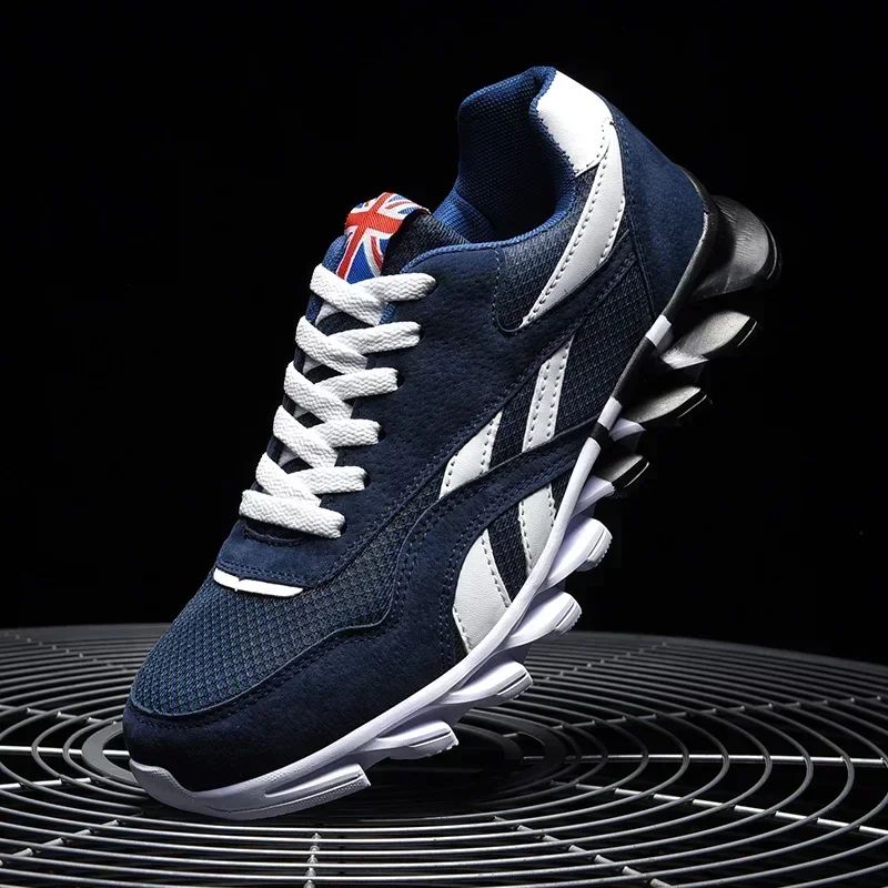 Brand Trend Size 46 47 48 Men's Wear-resistant Cushioning Thick-soled Fitness Sneakers Outdoor Breathable Running Shoes for Men