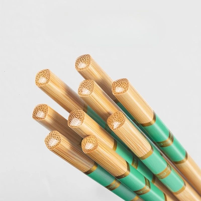 Natural Bamboo Chopsticks Set Household High-end Paint-free Wax-free Chopsticks Tableware Accessories