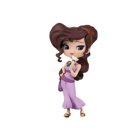 Bandai Original Disney Anime Figure Sitting Villain Doll Q Version Kids Toys Home Decoration Girl'S Birthday Model Cute Toy Gift