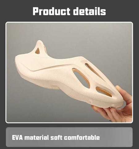 Adult EVA Sandals Injection Molded Men's and Women's Casual Beach Shoes Soft and Non Slip Slippers 36-47
