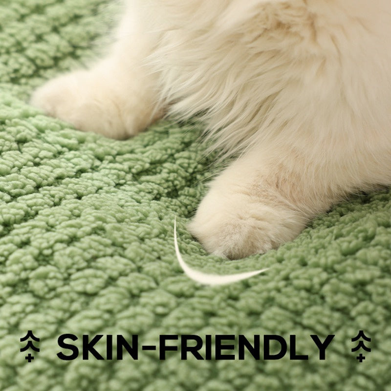 New Pet Nest Winter Warm Dog Den Cat Villa Plush Pets Mattress Small Frog Shape Semi Enclosed Kitten Puppy House Pet Supplies