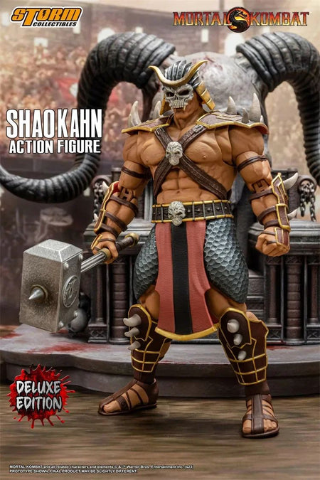 In Stock Storm Toys Mortal Kombat Final BOSS Shao Kahn DCMK14 Luxury Edition Villain Goro DCMK18 Action Figure Model Toys