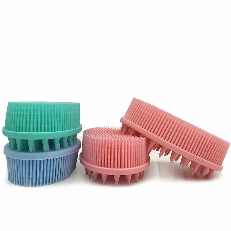 Silicone Body Brush Baby Shower Body Wash Sponge Dry Massage Bath Towel for BodyBas Body Wash Scrubber Brush Bath Back Scrubber