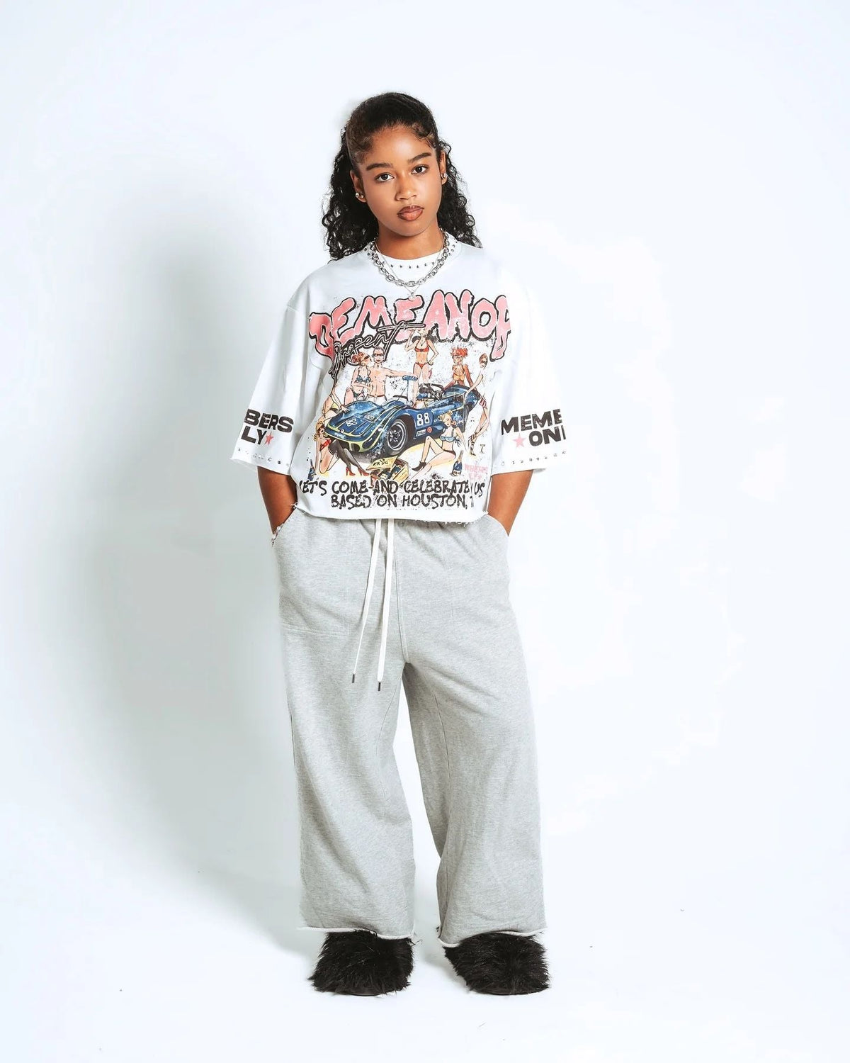 Womens Harajuku Klein Stone Embroidery Crop Tees Y2k Gothic Graphic Men Hip Hop Print Long Sleeves T Shirts Cotton Loose Tops
