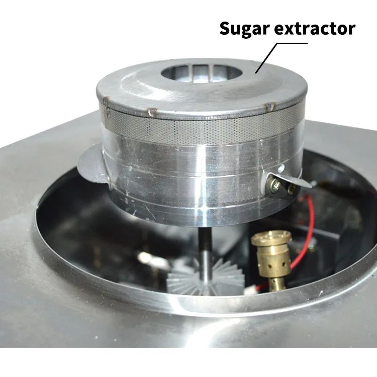 Commercial Marshmallow Machine Stainless Steel Gas Cotton Candy Maker DIY Candy Floss Machine Fancy Brushed Spun Sugar Machine