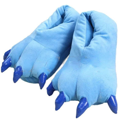 Stitch Animal Paw Slippers For Boy Girl Unisex Kids Cute Monster Claw Slippers Cartoon Soft Plush Warm Home Slippers Child Shoes