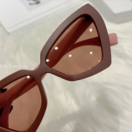 New Fashion Cat Eye Sunglasses Female Luxury Brand Designer Sun Glasses for Women Travelling Sun Shades Glasse y2k Gafas De Sol