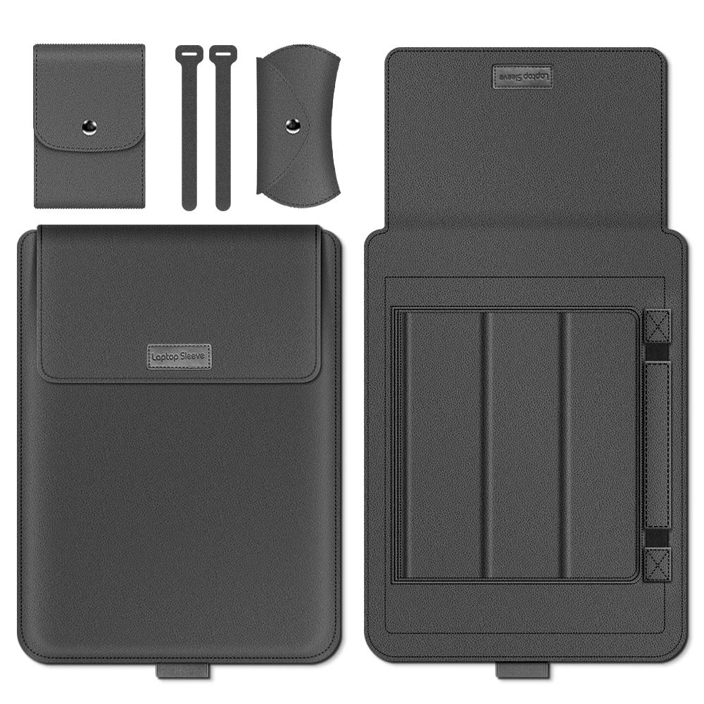Pu Leather Laptop Sleeve Bag Case For Macbook Air Pro 13 14 16 M3 M2 M1 Notebook Cover For Huawei Dell HP ASUS Lenovo 15 17 Inch