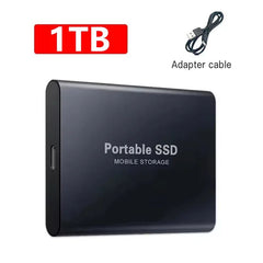 Genuine High-speed Portable SSD 4TB External Hard Drive 16TB USB3.1 Solid-state Drive 1TB External Hard Disk for Laptop/MAC/PC