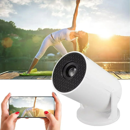 New Projector 4K Android 11 HY300 Wifi6 290ANSI Allwinner H713 BT5.0 1080P 1280*720P Cinema Outdoor Portable Projetors ?