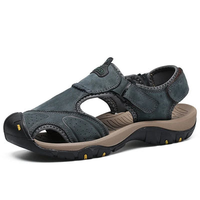 2025 Man's shoes Genuine Leather Men Sandals Summer Men's Shoes Outdoor Water Shoes Leather Sandals For Men men summer sandals