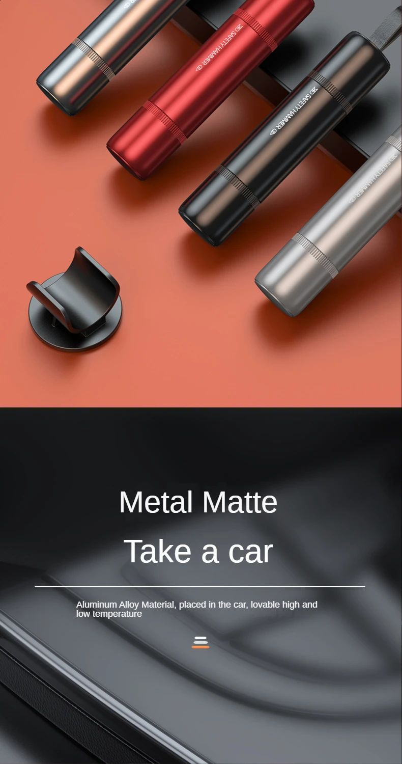 1/4 Pcs Car Safety Hammer 2 in 1 Emergency Glass Breaker Cut The Seat Belt Rescue Tool English Packing Car Accessories