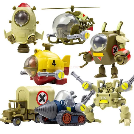 ?IN STOCK?XIN SHI Model Assembly Metal Slug X 2 SV-001 SV001 SLUGFLYER NOP-03 LANDSEEK T-2B SHOE Action Figure Toys