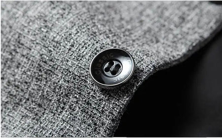 Black Men V-neck Single-breasted Suit Jacket, Fashion Slim Dress Coats, Blue Gray Yellow Blazers, Male Casual Tops Asian Size