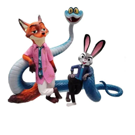 2025 New Popular Movie Zootopia 2 Peripheral  Action Figure High Quality Judy Nick PVC Toy Limited Stock Free Shipping