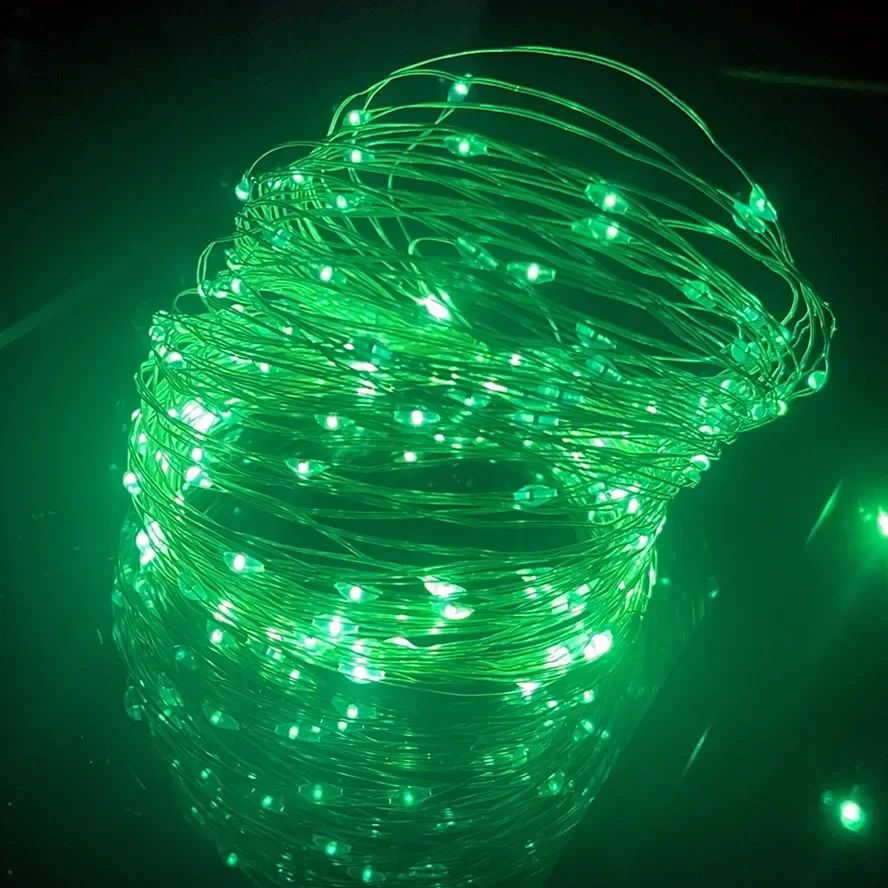 USB String Lights 8 Function Remote Control LED Fairy Lights Christmas Garland for New Year Wedding Party Tree Garden Decoration
