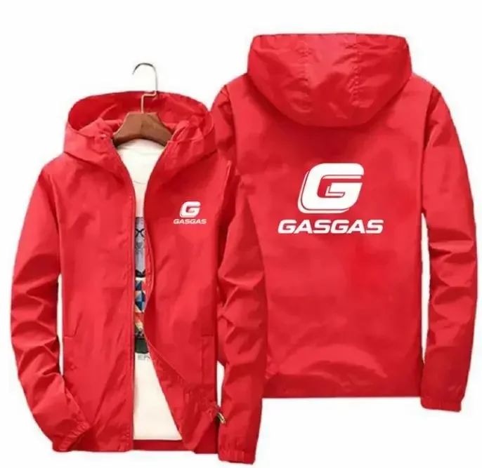 New men's coat, streetwear, jacket, fishing, motorcycle, gas, autumn men's hooded coat jacket, casual, elegant and thin