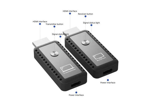 30M 1080P Wireless HDMI Plug-n-Play Function, HDMI 1.3 Compatibility. Unlock Seamless Screen Projection