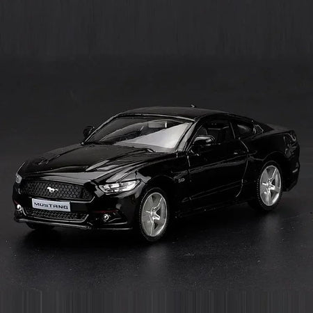 1:36 Ford Mustang GT Toy Car Model Replica Scale Metal Diecast Miniature Art Vehicle Figure Collection Xmas Gift Boy Toy