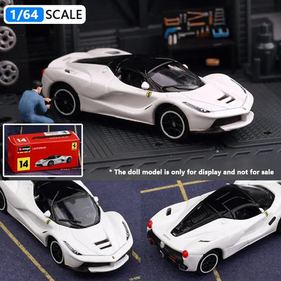 Bburago 1:64 Porsche 911 Gt2 Lamborghini Ferrari SP3 812 1959 Cadillac Miniature Alloy Diecast Car Model Collection Toy Gifts