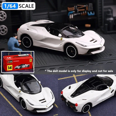 Bburago 1:64 Porsche 911 Gt2 Lamborghini Ferrari SP3 812 1959 Cadillac Miniature Alloy Diecast Car Model Collection Toy Gifts
