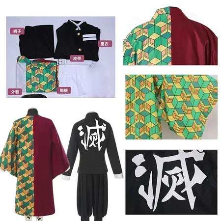 Anime  2026 Tomioka Giyuu Cosplay Costume Adult Men Kimono Uniform Outfits Halloween Carnival Stage Perform Clothes